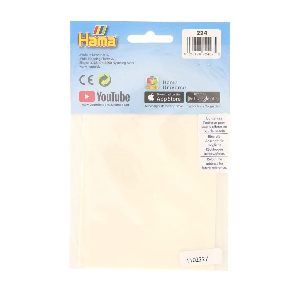 Hama Papier à Repasser – Lot De 4 Feuilles – Pour Perles à Repasser, Finition Des Créations