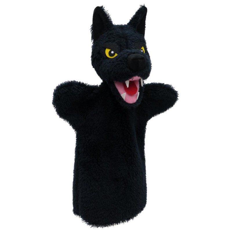 Marionnette loup noir
