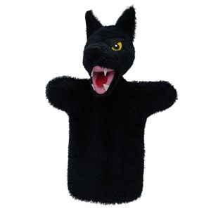 Marionnette loup noir