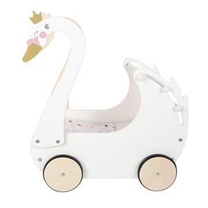 Landau de poupée cygne