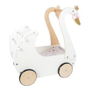 Landau de poupée cygne