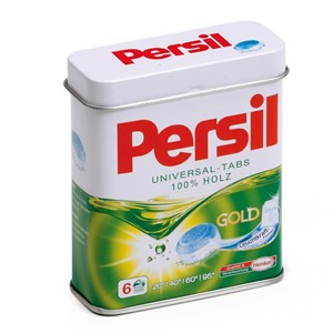 Tablettes de lessive en bois persil