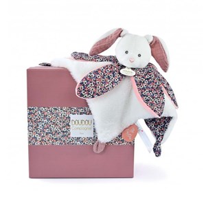 Doudou pétale lapin rose