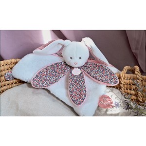 Doudou pétale lapin rose