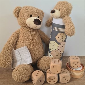 Jeu de dés géants en bois