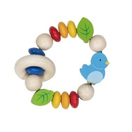 Hochet en bois oiseau