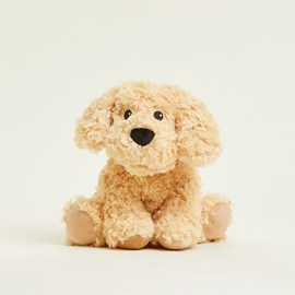 Peluche bouillotte chien boucle warmies