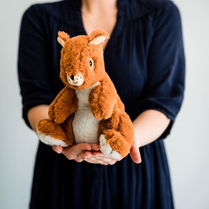 Peluche bouillotte ecureuil warmies