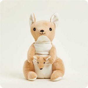Peluche bouillotte kangourou warmies