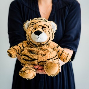 Peluche bouillotte tigre warmies