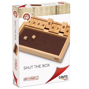 Jeu de dés shut the box