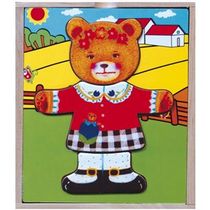 Puzzle à encastrer oursonne