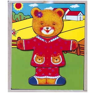 Puzzle à encastrer oursonne