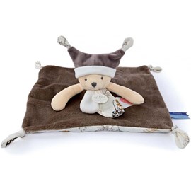 Doudou ours marron à histoires