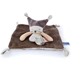 Doudou ours marron à histoires