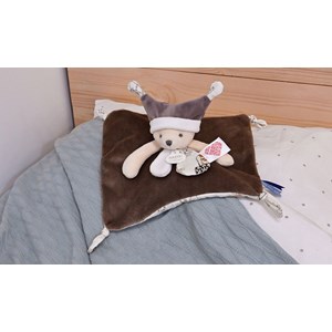 Doudou ours marron à histoires