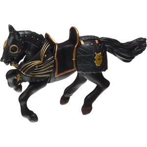Figurine cheval du chevalier en armure n