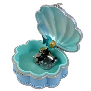 Boite à bijoux poisson coquillage