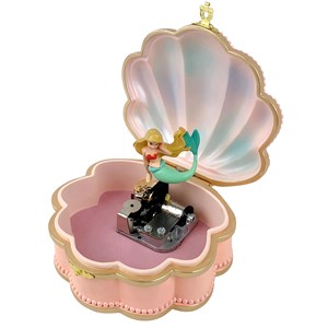 Boite à bijoux sirène coquillage