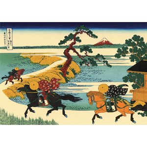 Les champs de sekiya d'hokusai