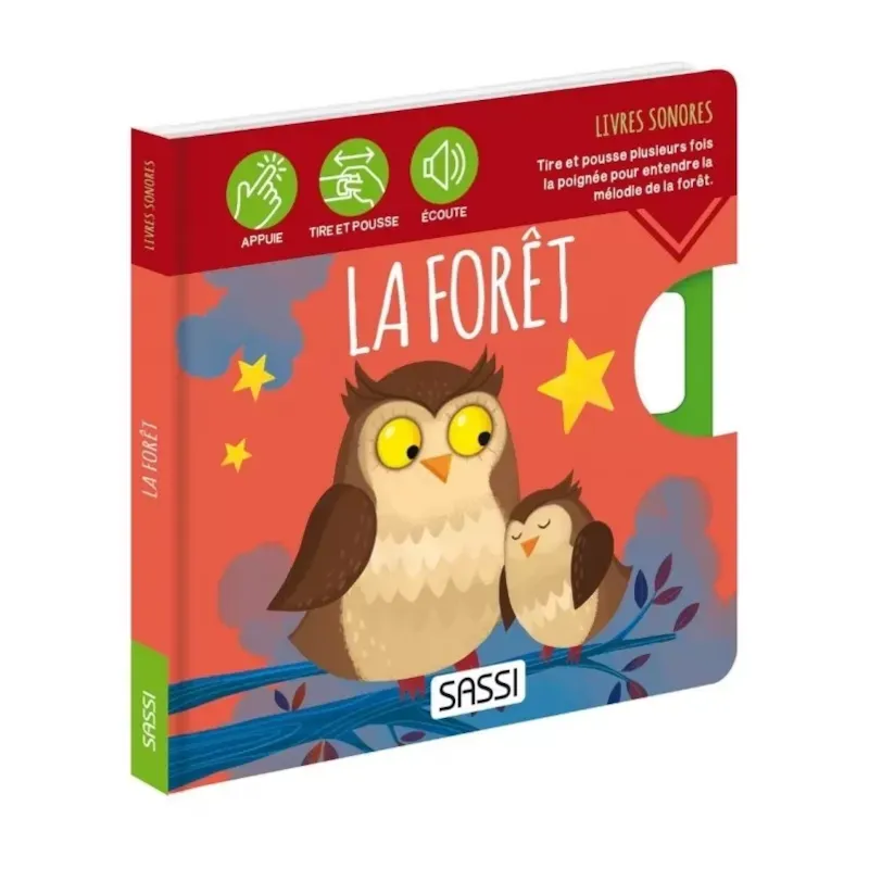 Livre sonore la forêt (Sassi Junior) - Couverture
