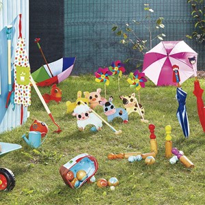 Jeu de quilles retro