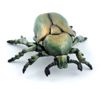 Figurine cétoine dorée