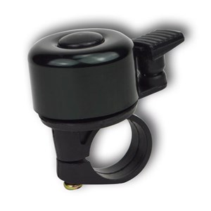 Mini sonnette de vélo noire