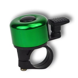 Mini sonnette de vélo verte