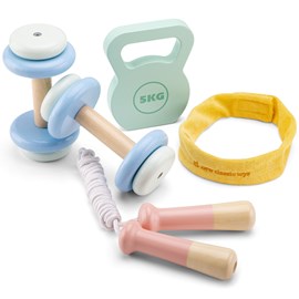 Set de fitness en bois