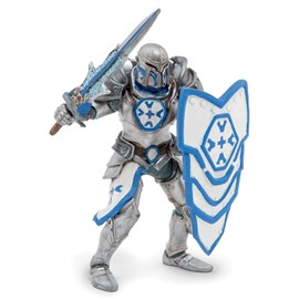 Figurine chevalier d'argent