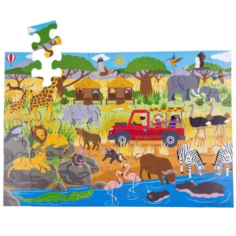 Puzzle géant aventure africaine