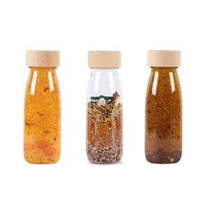 3 bouteilles sensorielles woodland