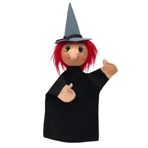 Marionnette sorcière noire