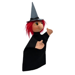 Marionnette sorcière noire