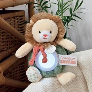 Peluche veilleuse lion 15 cm