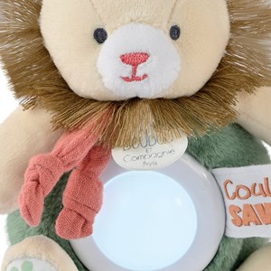 Peluche veilleuse lion 15 cm