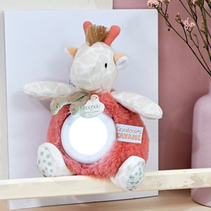 Peluche veilleuse girafe 15 cm