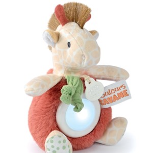 Peluche veilleuse girafe 15 cm