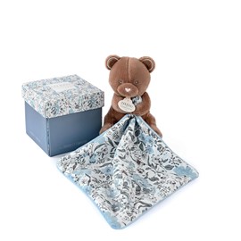 Doudou pantin ours marron