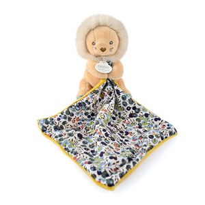 Doudou pantin lion ocre