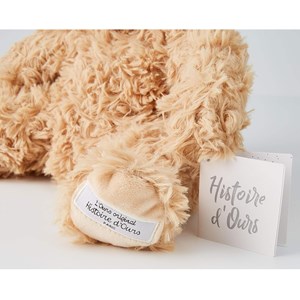 Ours en peluche beige 34 cm