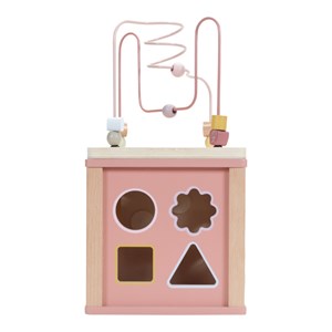 Cube d'activités en bois wild flowers