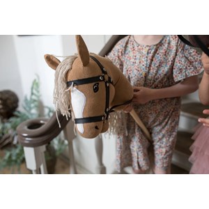 Tête de cheval à chevaucher beige