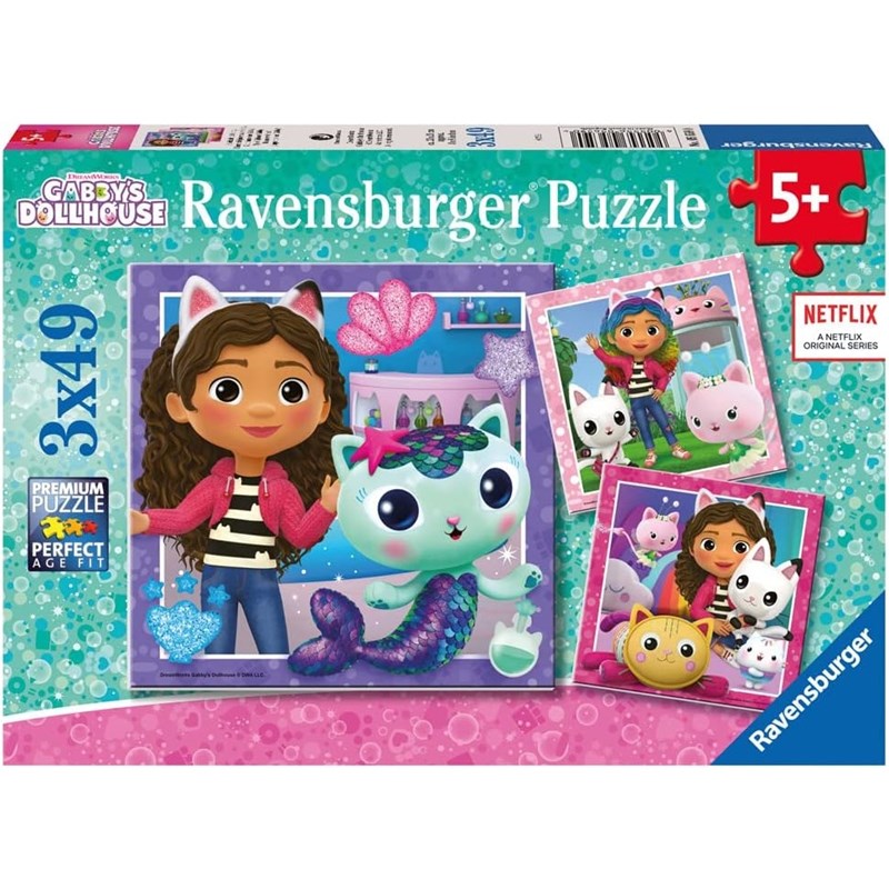 Puzzle l'heure de jouer avec gabby 3x49