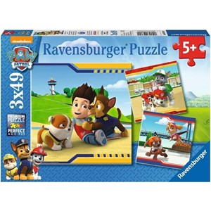 Puzzle héros pat'patrouille 3x49 pcs