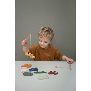 Jeu de pêche en bois