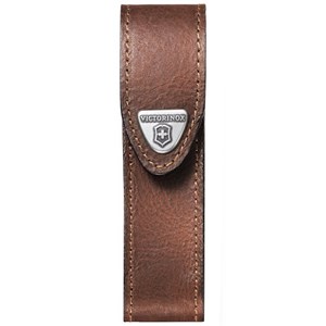 Etui cuir marron victorinox 111mm jusqu'à 10 p 4.0547