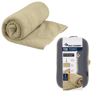 Serviette microfibre sea to summit tek towel l 60x120 sable