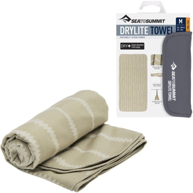 Serviette microfibre sea to summit drylite towel m 50x100 sable